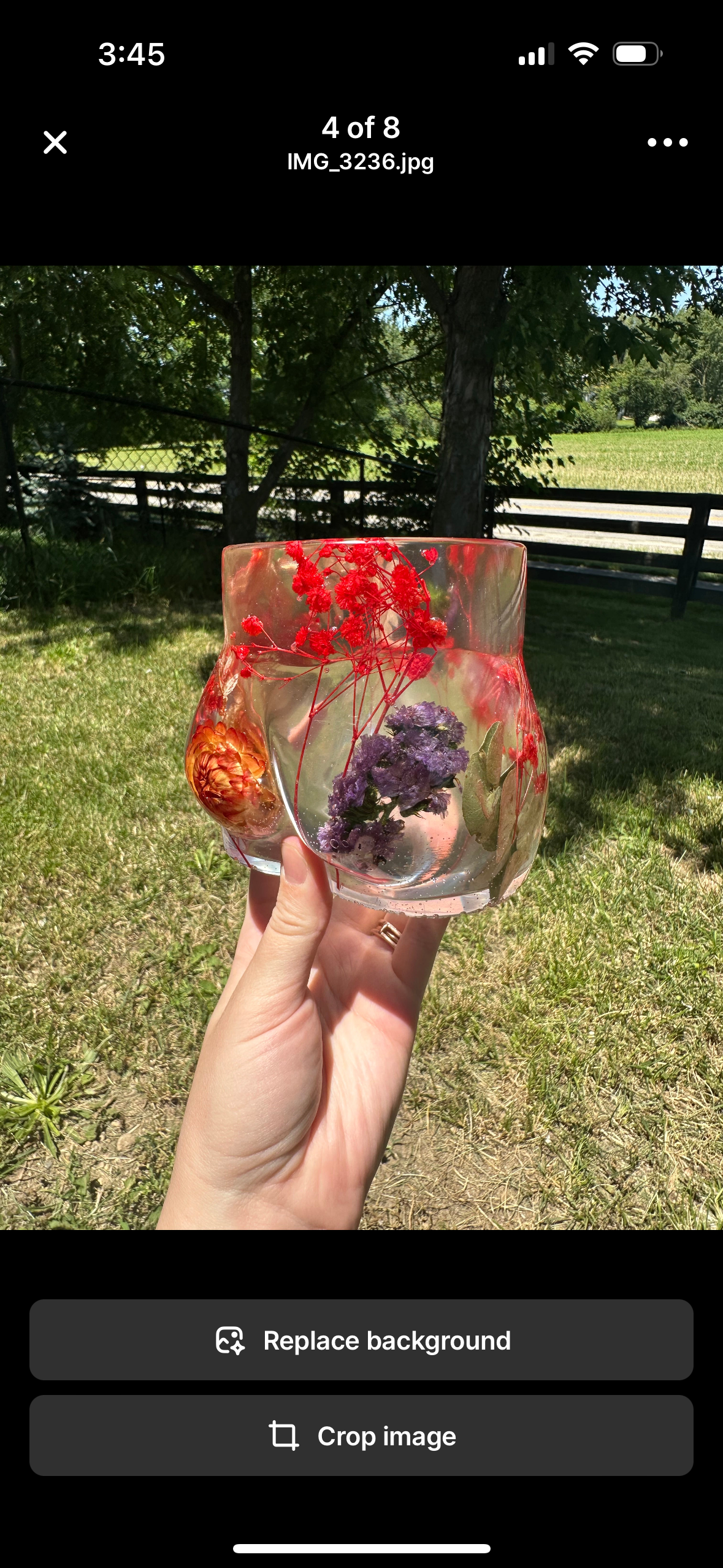 MADE TO ORDER Floral Booty Planter