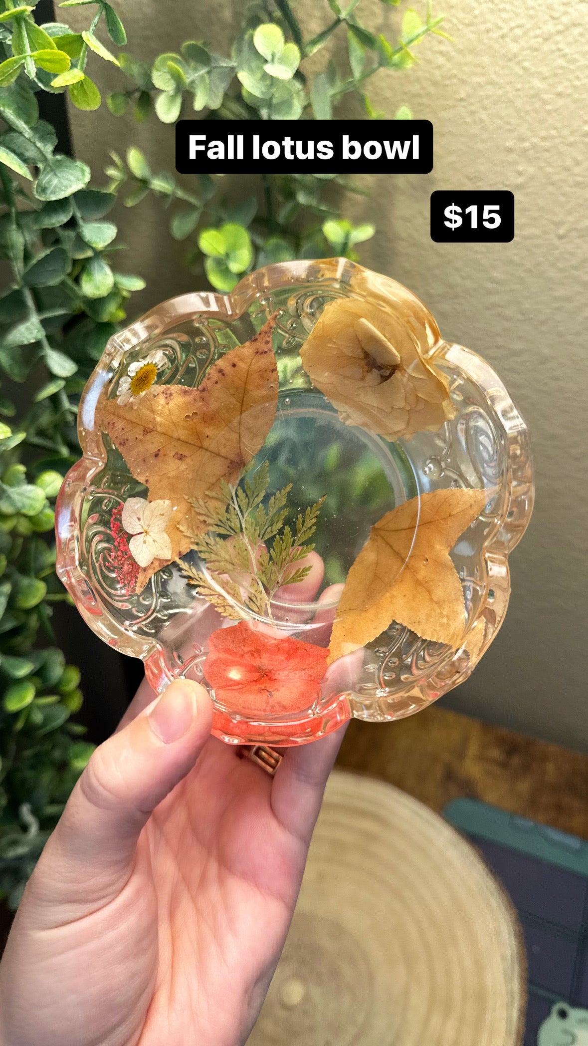 MADE TO ORDER Lotus Floral Bowls
