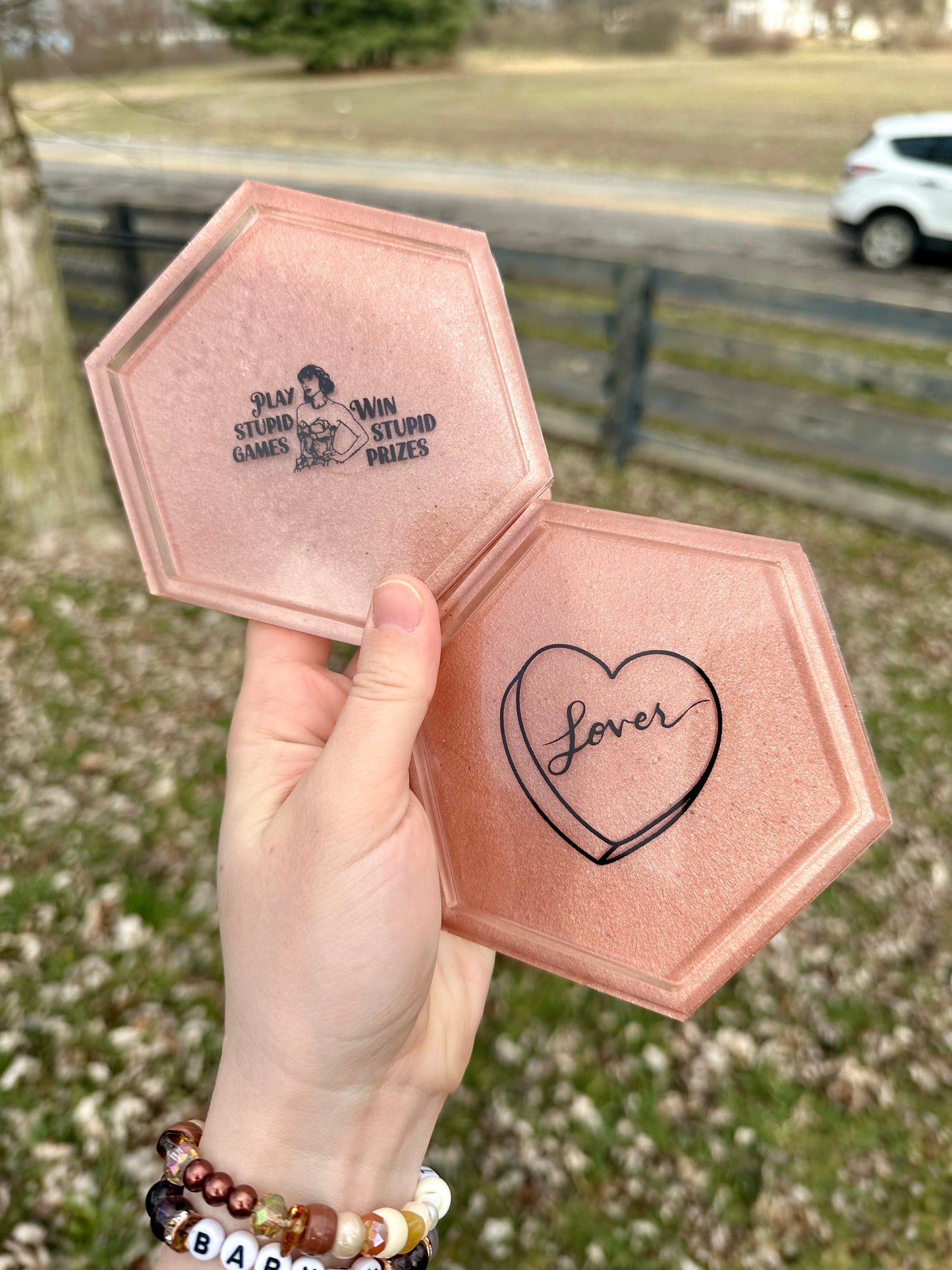 LOVER | Tray and Coasters