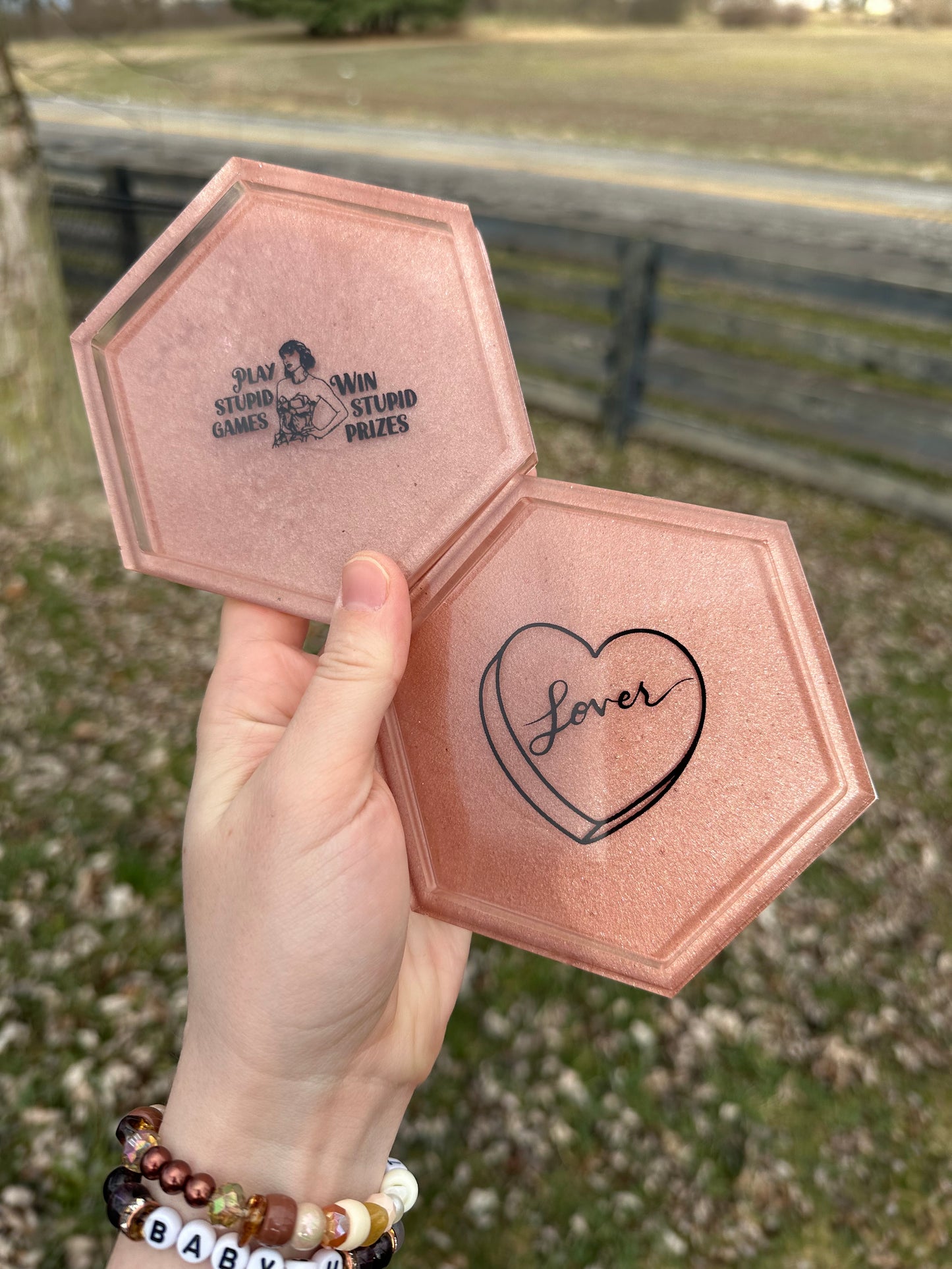 LOVER | Tray and Coasters