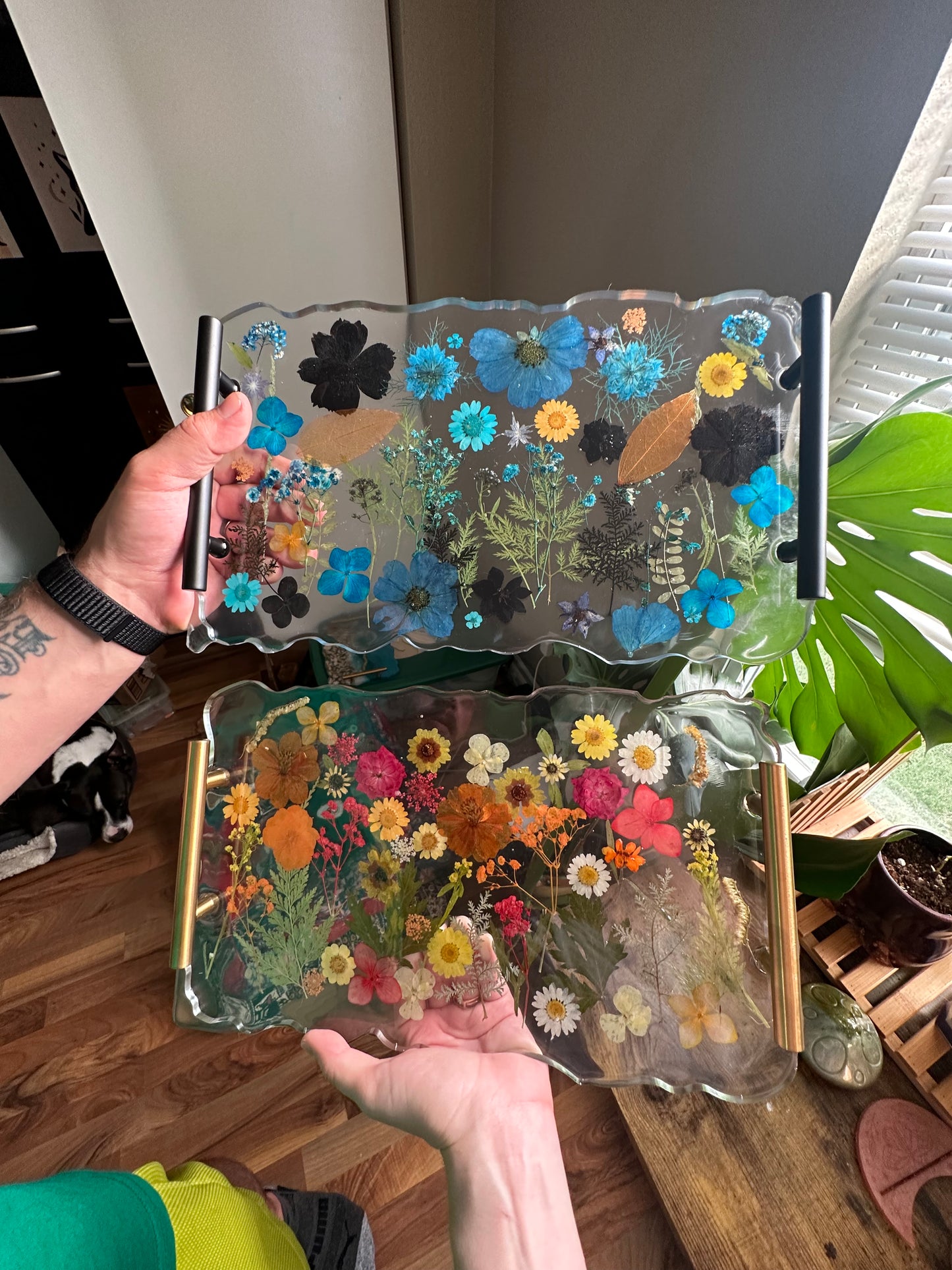MADE TO ORDER Floral Tray