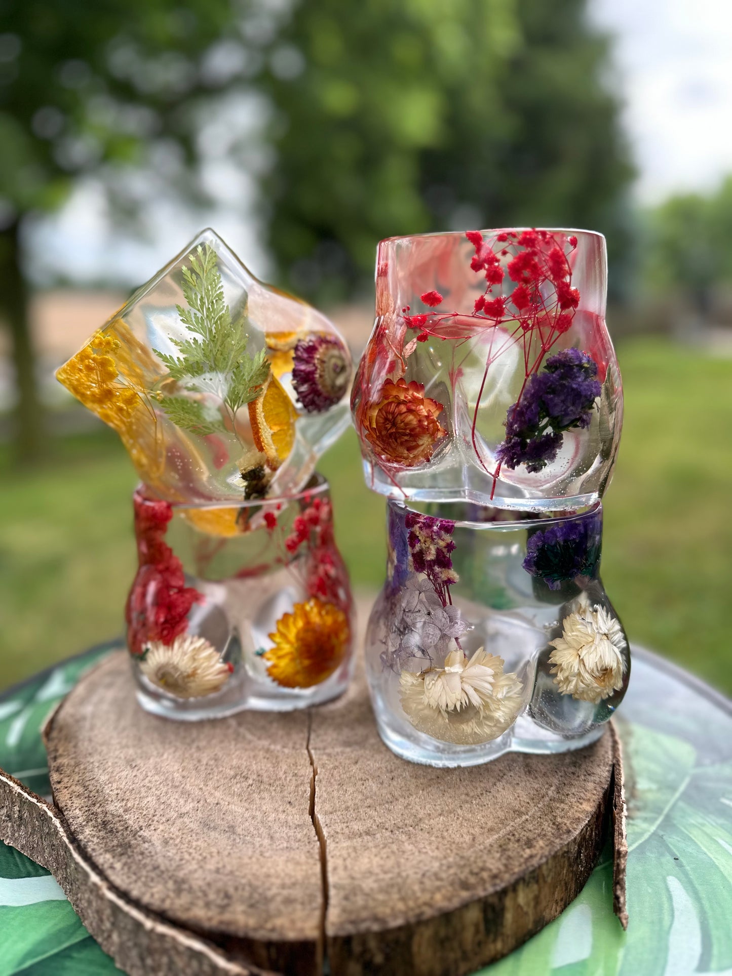 MADE TO ORDER Floral Booty Planter