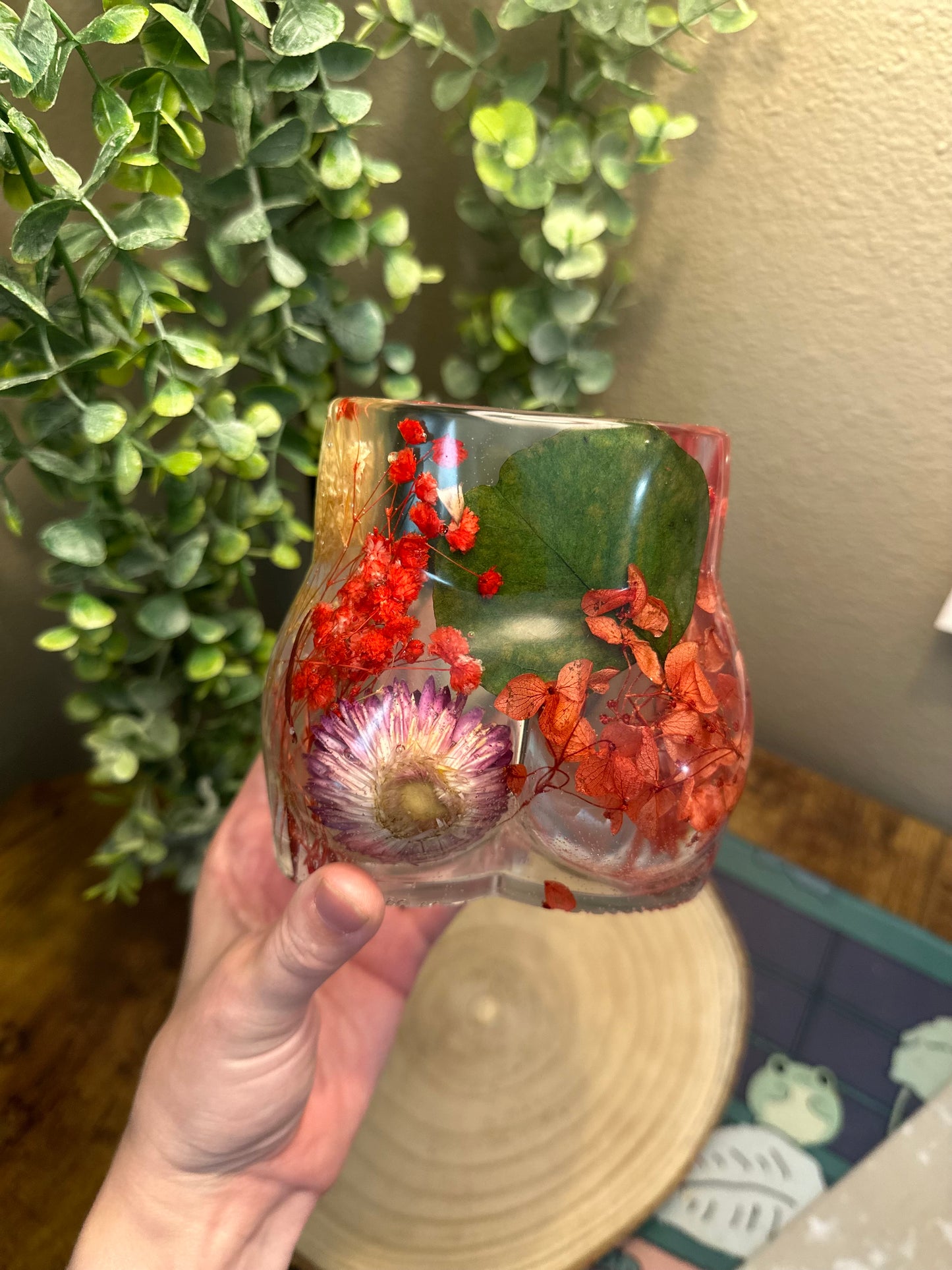 MADE TO ORDER Floral Booty Planter