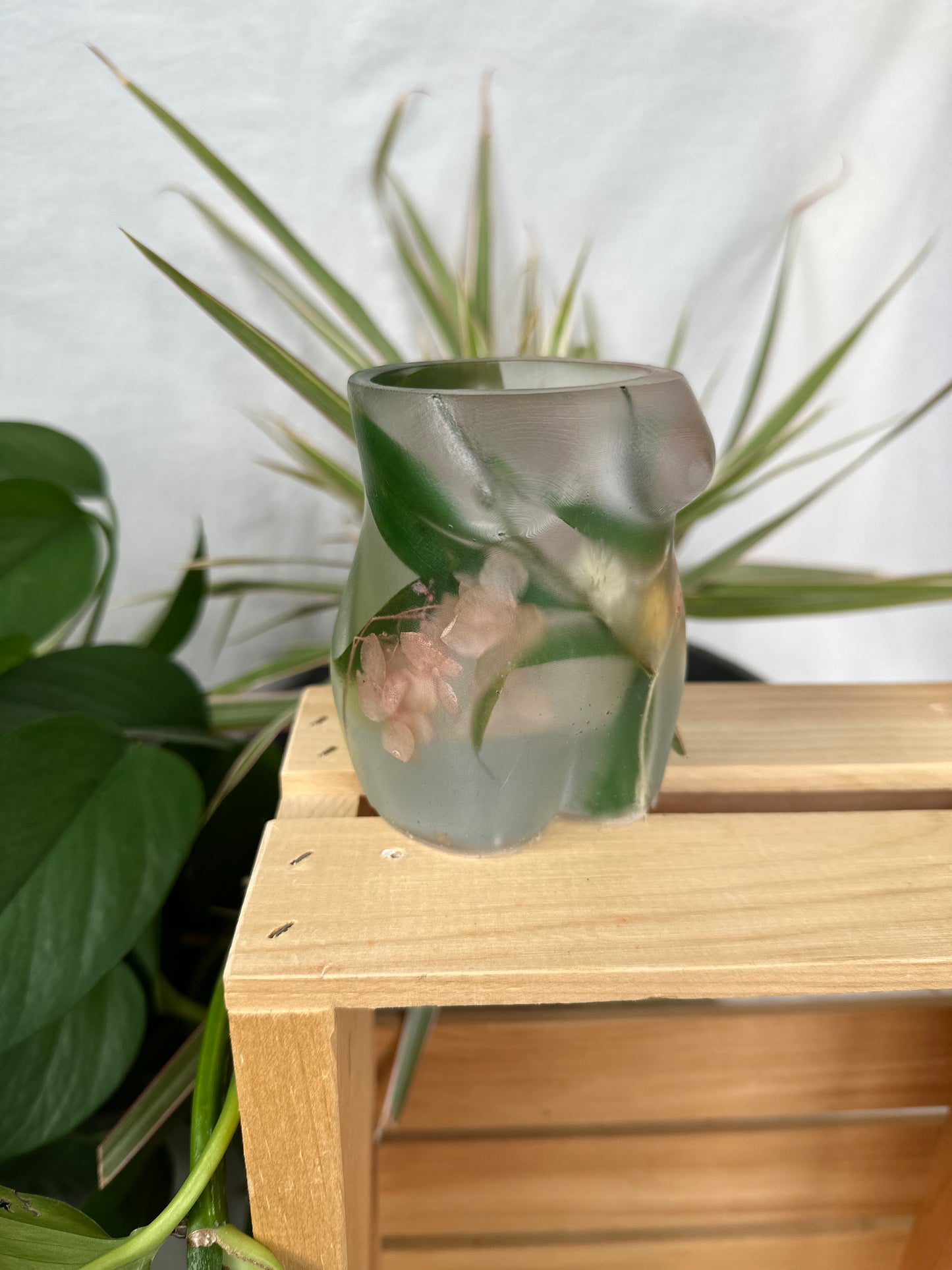 MADE TO ORDER Floral Thicc Body Vase