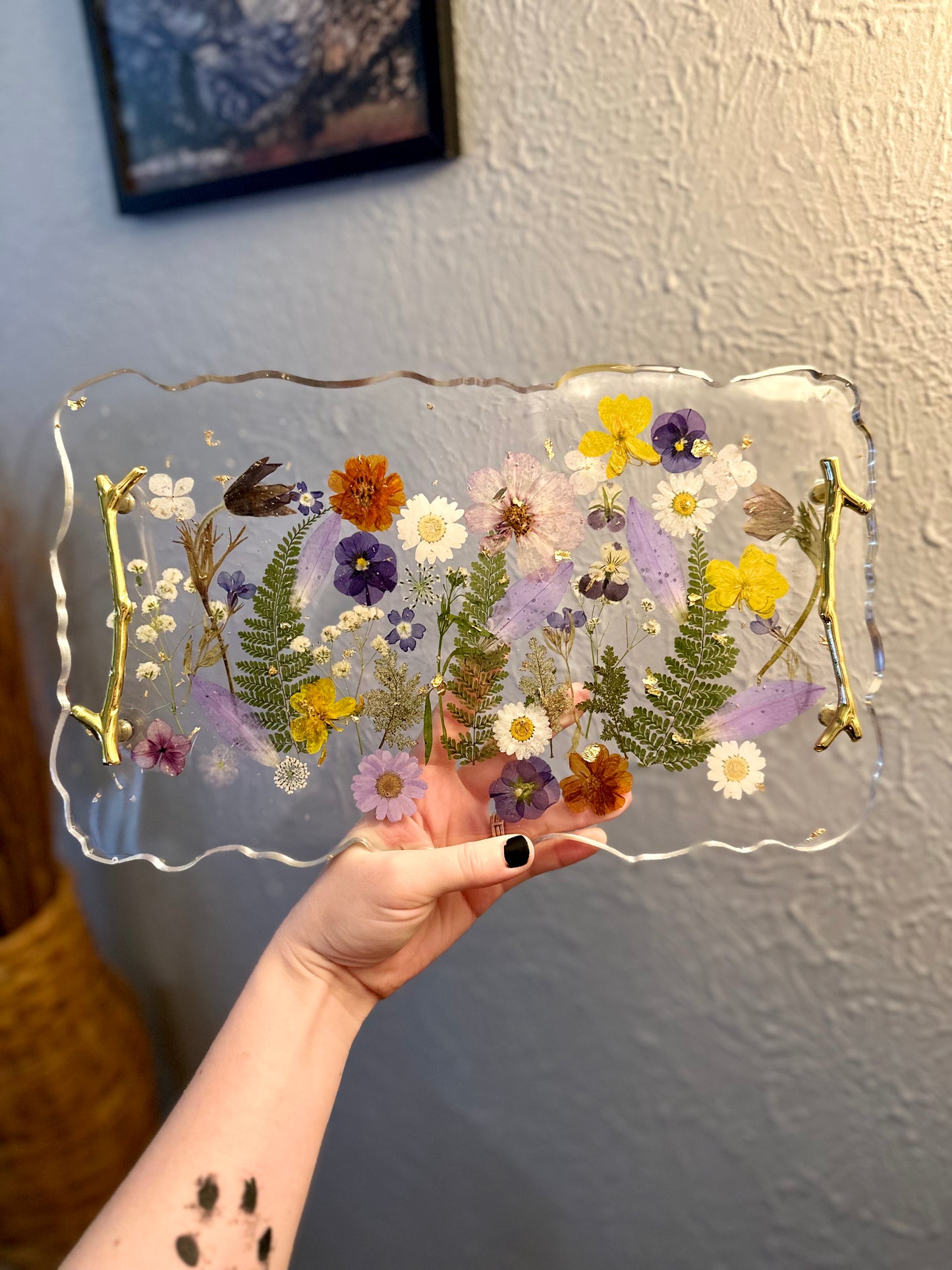 MADE TO ORDER Floral Tray