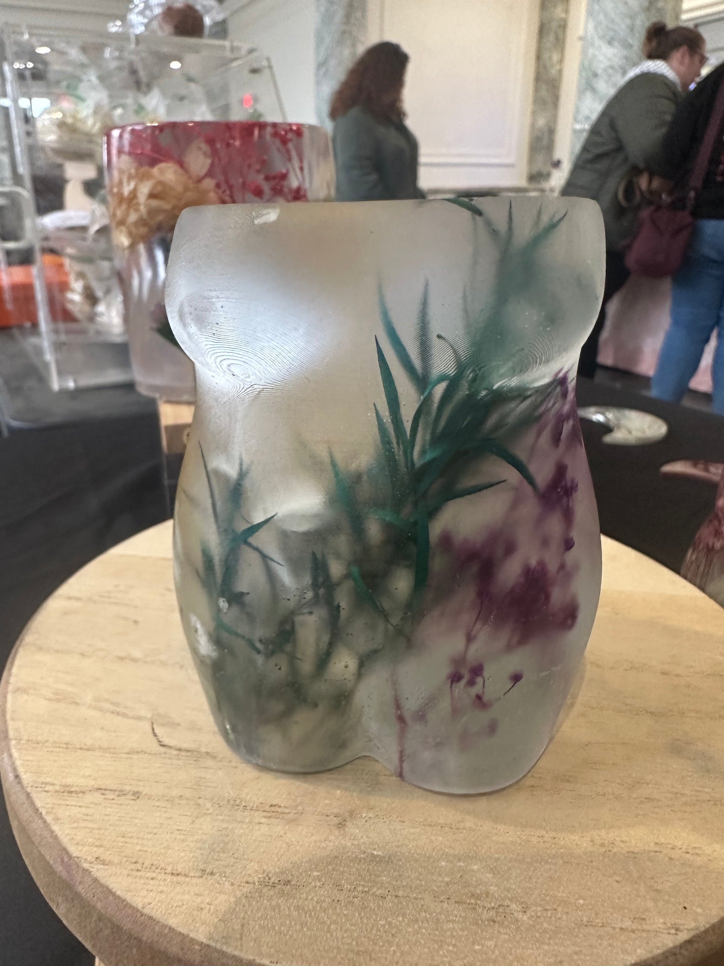 MADE TO ORDER Floral Thicc Body Vase