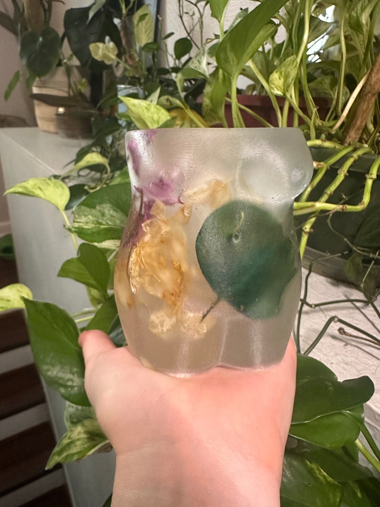 MADE TO ORDER Floral Thicc Body Vase
