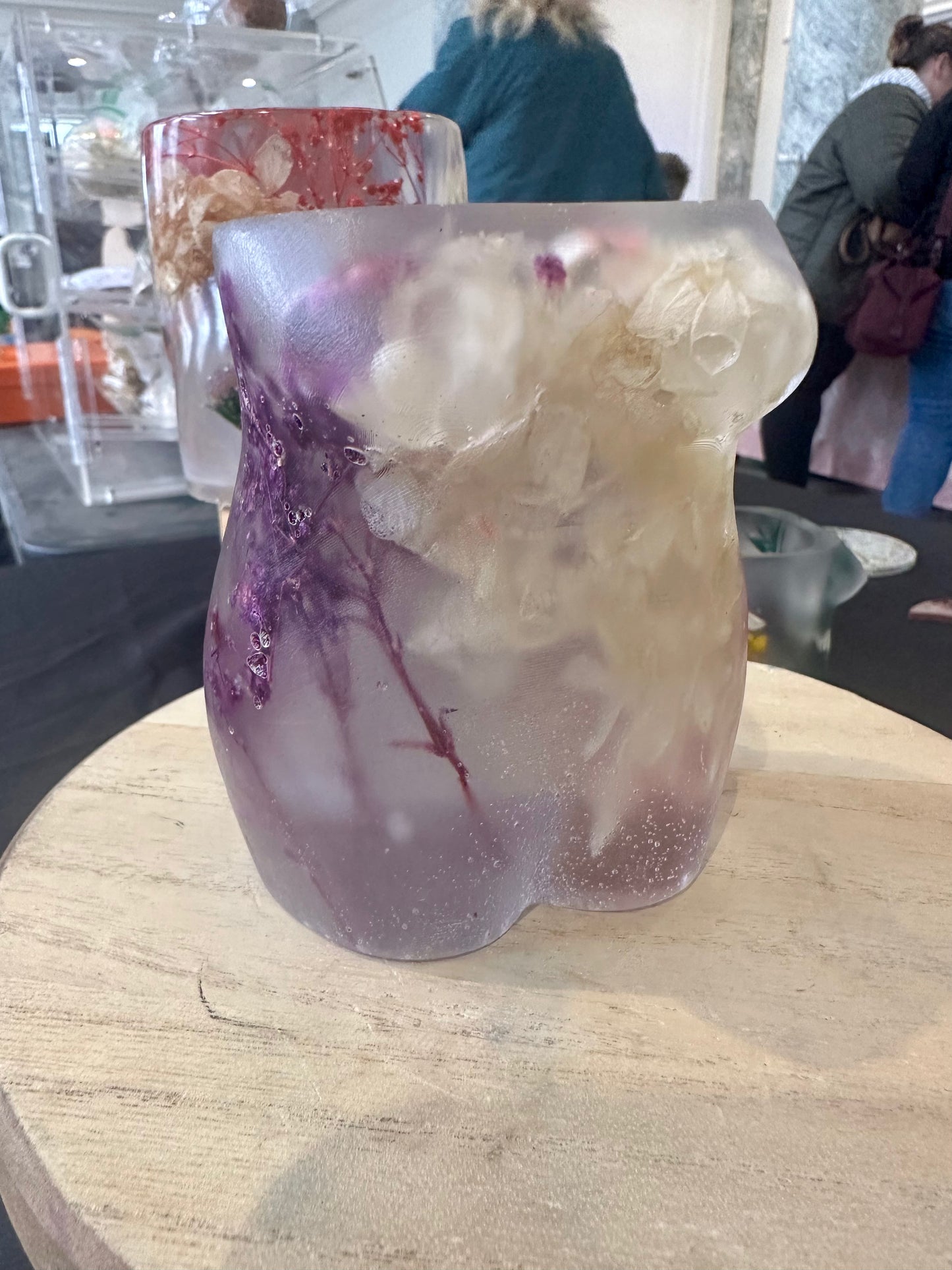 MADE TO ORDER Floral Thicc Body Vase
