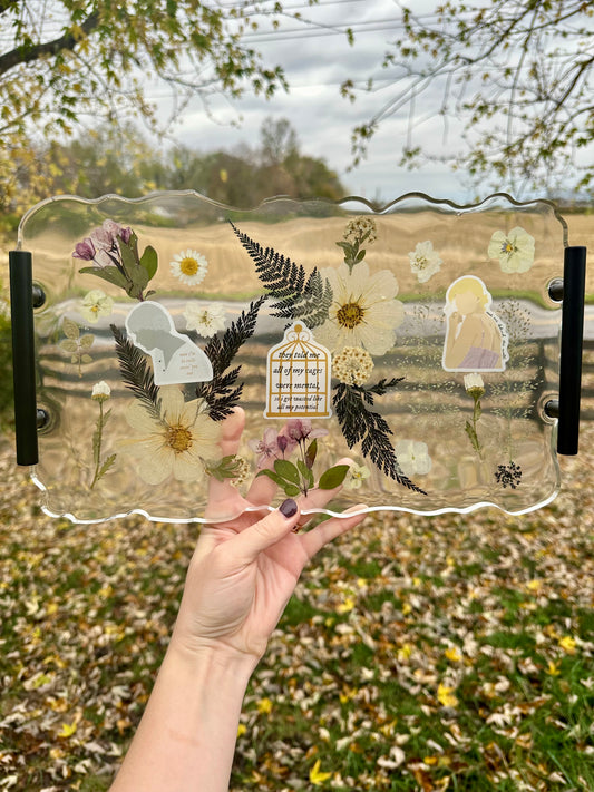 FOLKLORE TS✨Inspired Floral Tray