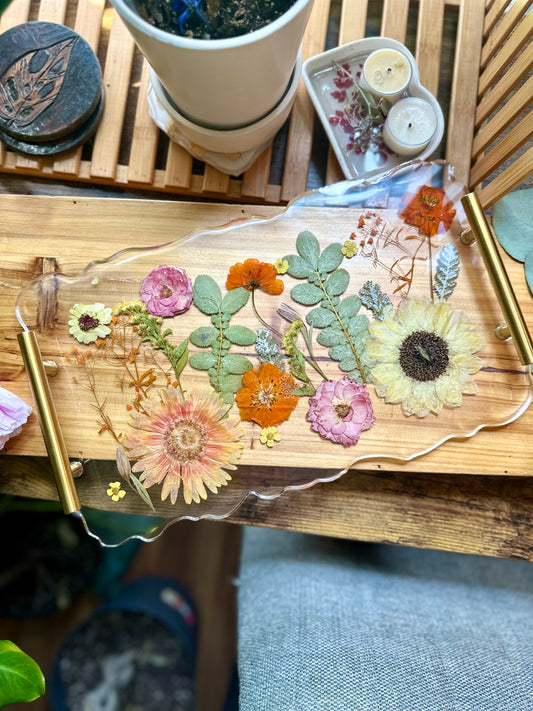 SUMMER 🌻 Floral Tray