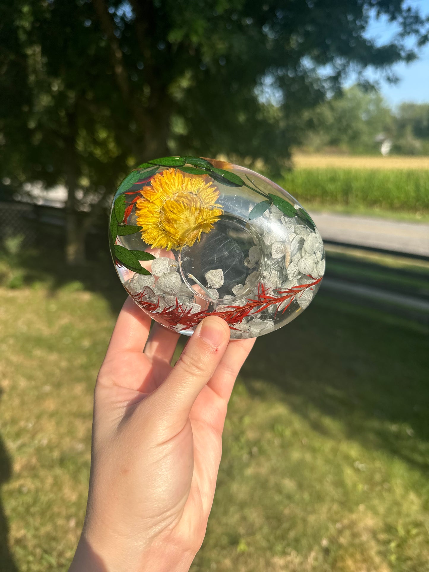 STRAWFLOWER Field Tealight Holder