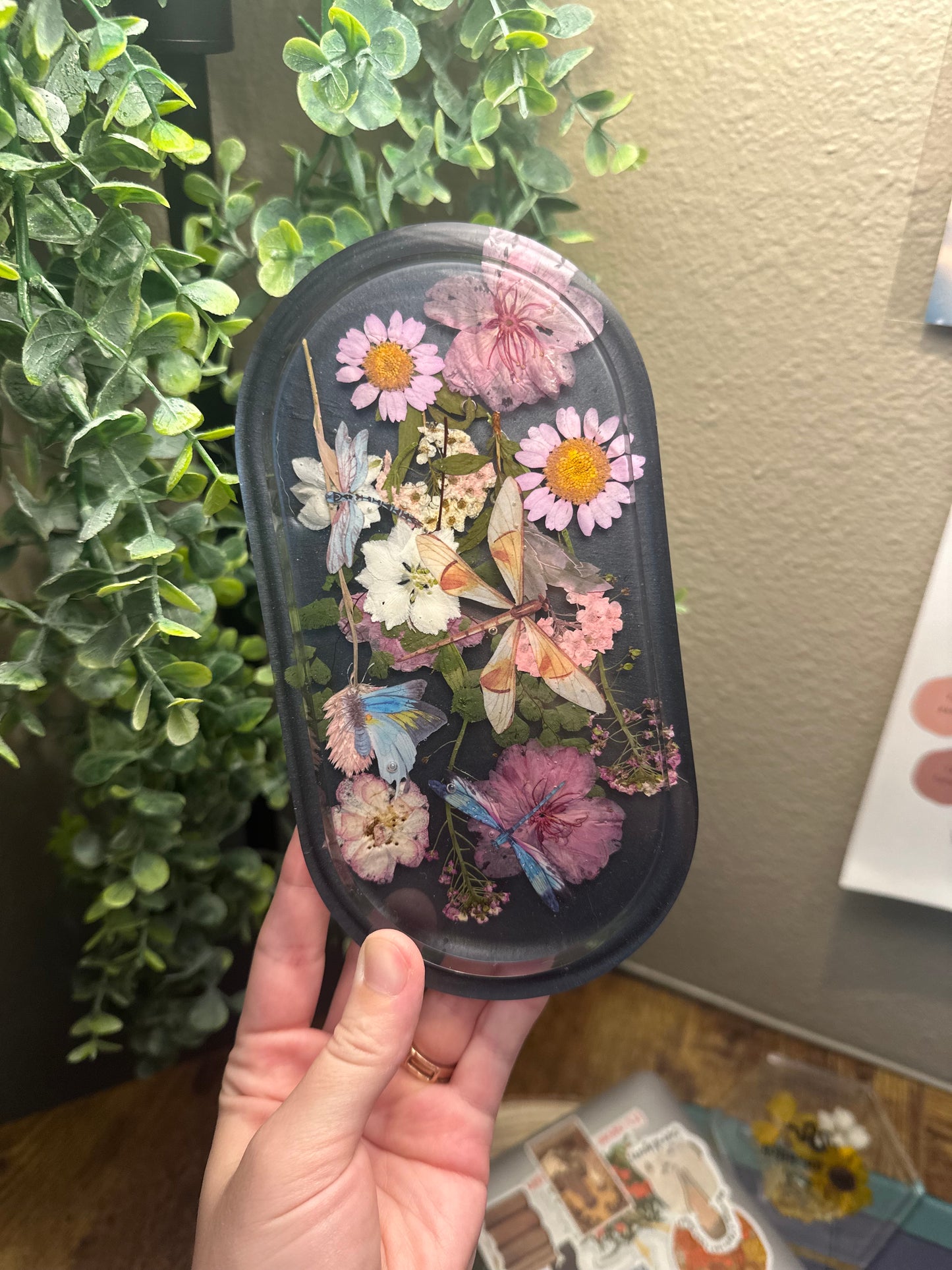 FLORAL Small Trinket Trays