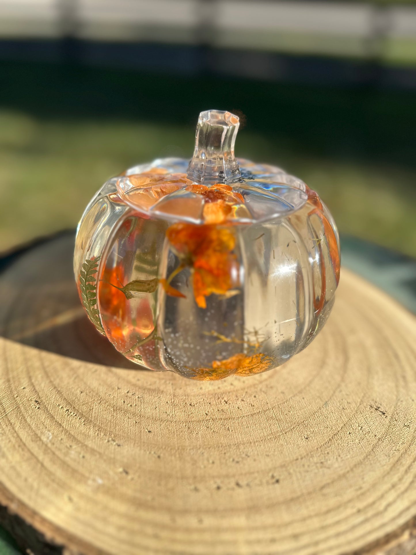 CUSTOM 🖤🎃FLORAL PUMPKIN Jar