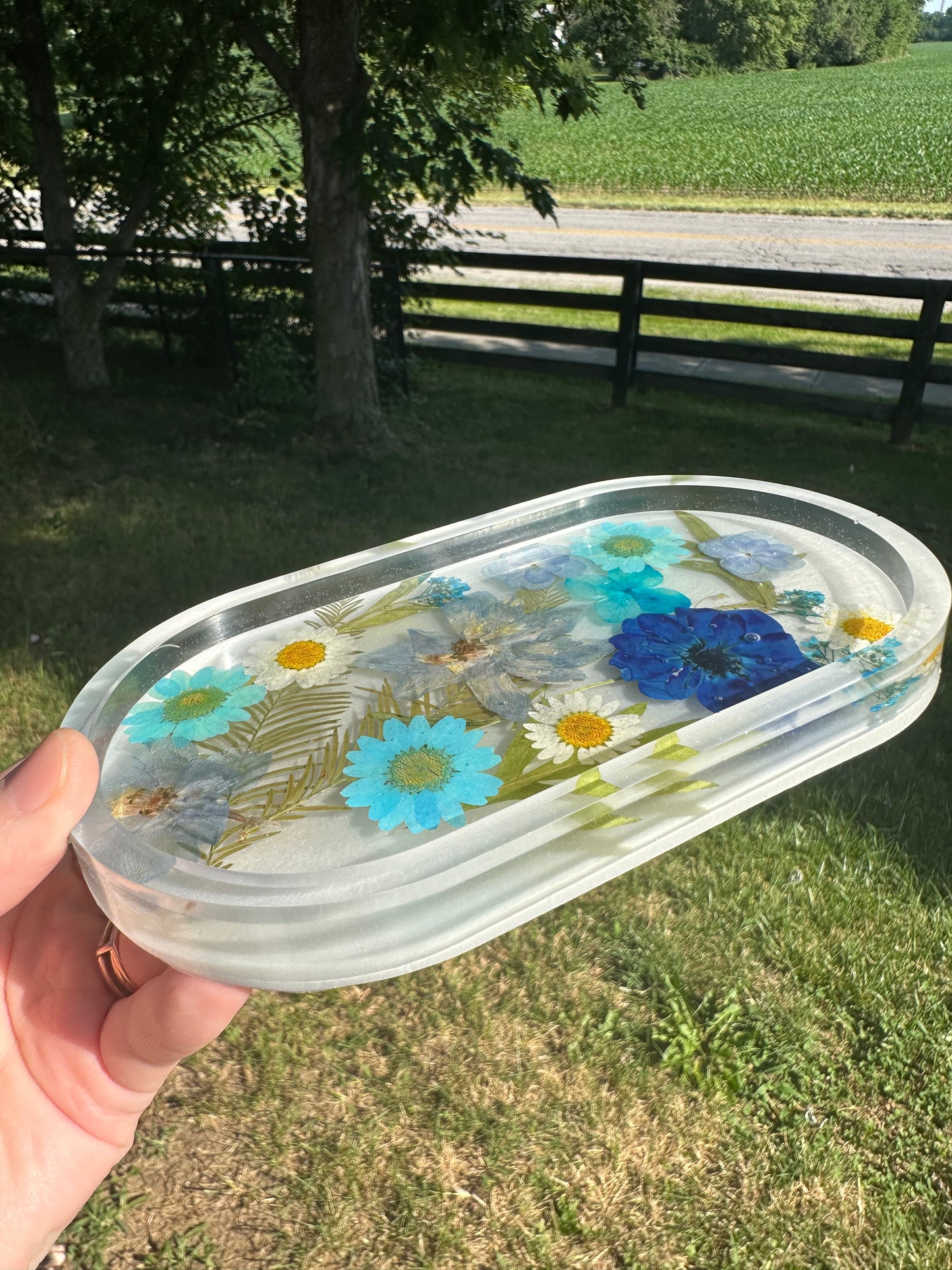 FLORAL Small Trinket Trays